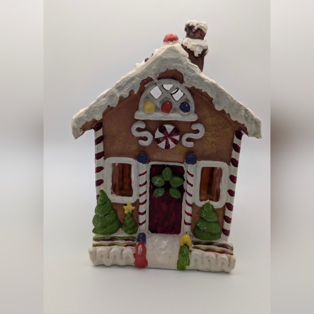 Yankee Candle Gingerbread House Tea light Holder Votive Read Description